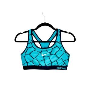 Nike Dri-FIT Sports Bra - Teal - Size Medium